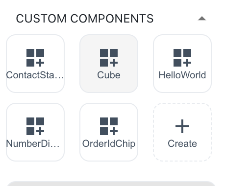 custom component in library